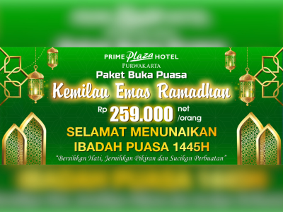 Buka Bersama di Prime Plaza Hotel Purwakarta dengan Paket Kemilau Emas Ramadhan